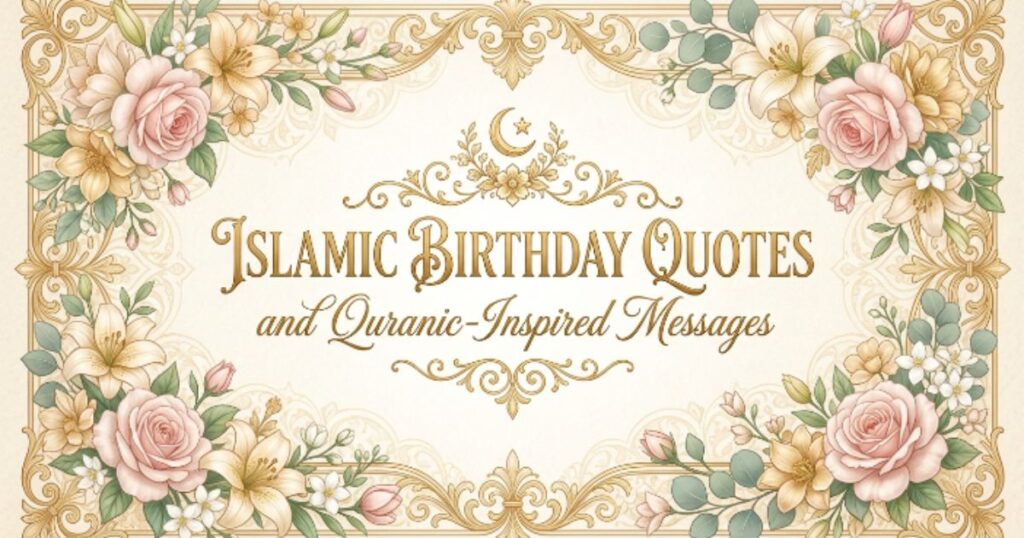 Islamic Birthday Quotes and Quranic-Inspired Messages