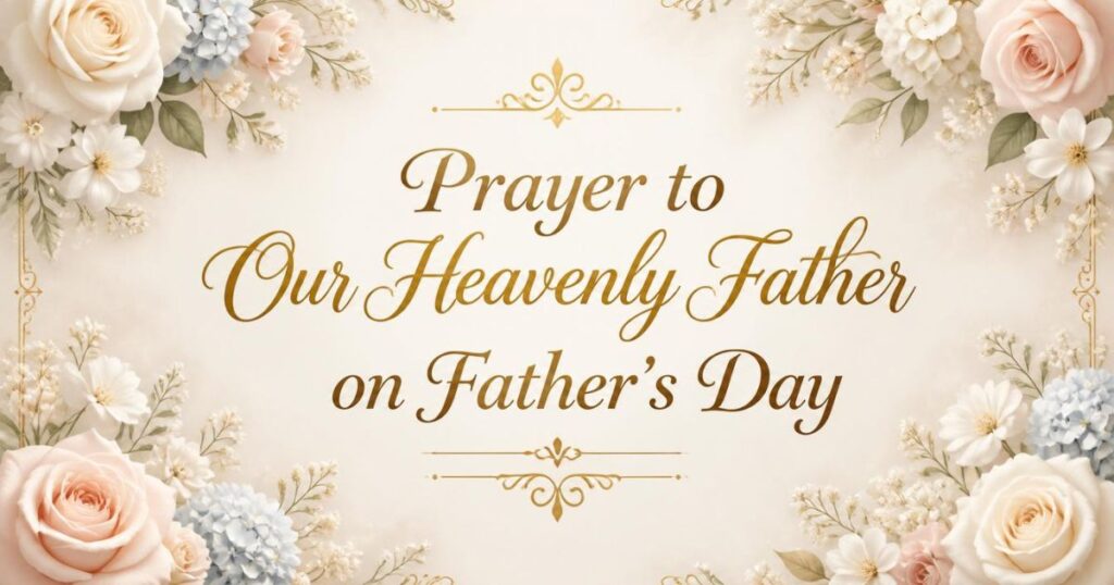 Prayer to Our Heavenly Father on Father's Day