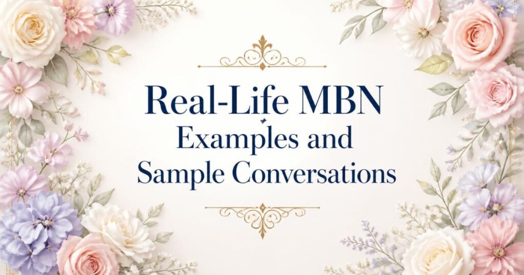 Real-Life MBN Examples and Sample Conversations