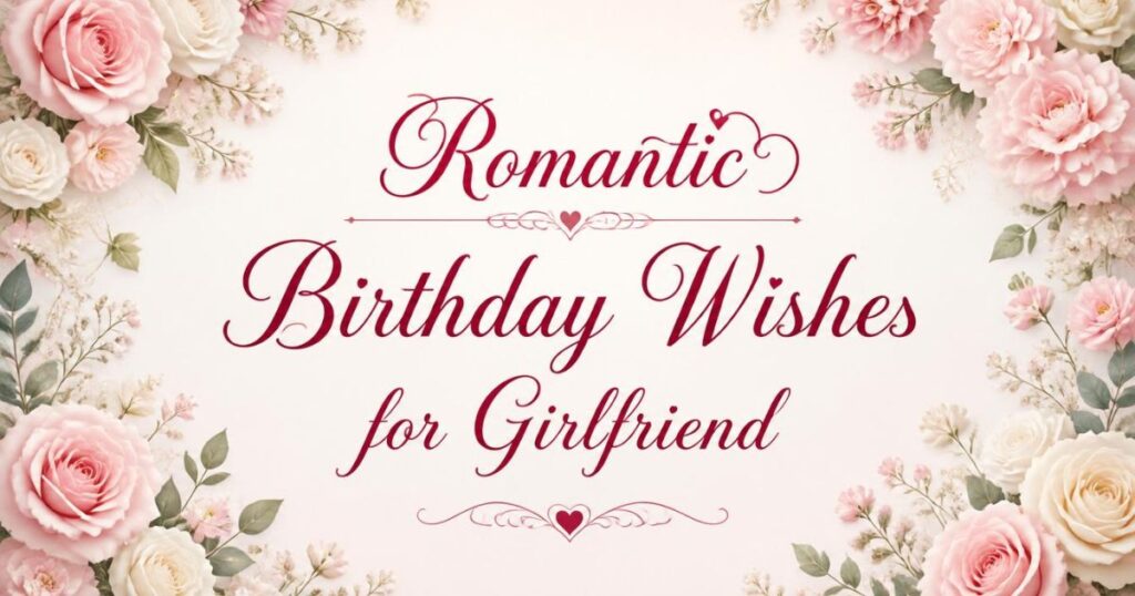 Romantic Birthday Wishes for Girlfriend