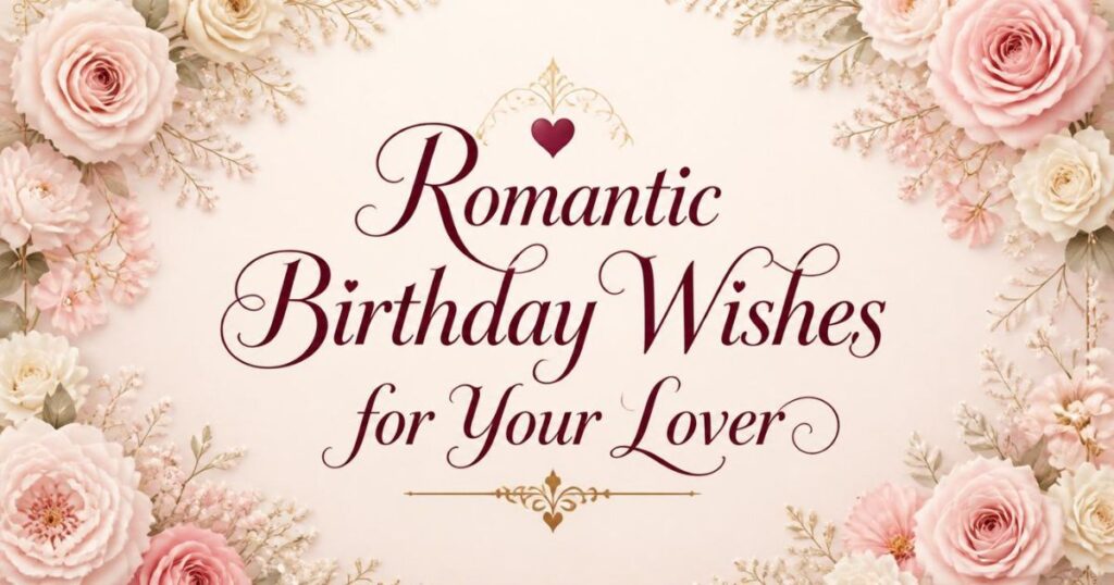 Romantic Birthday Wishes for Your Lover