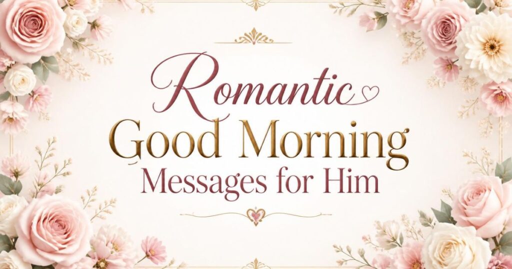 Romantic Good Morning Messages for Him