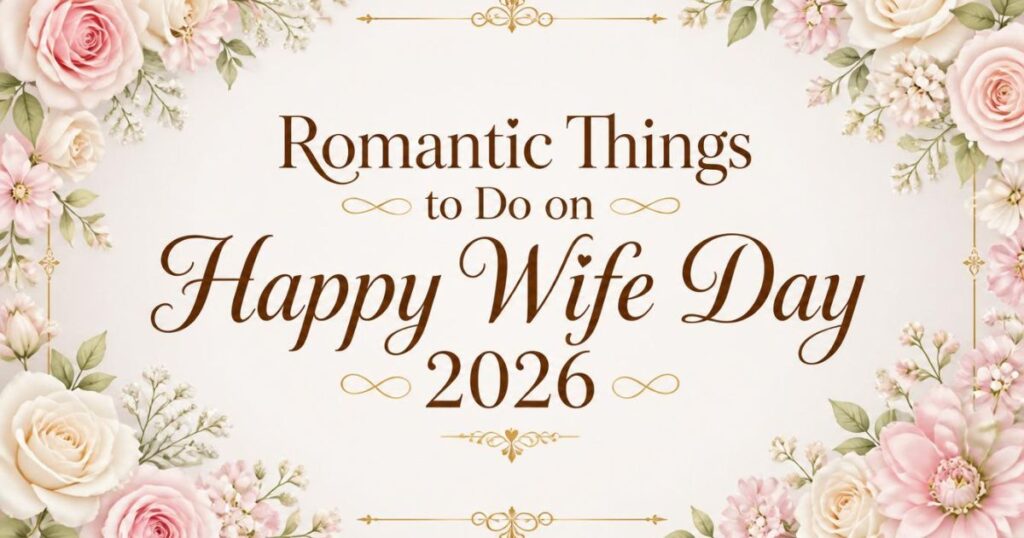 Romantic Things to Do on Happy Wife Day 2026