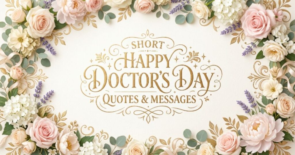 Short Happy Doctors Day Quotes & Messages