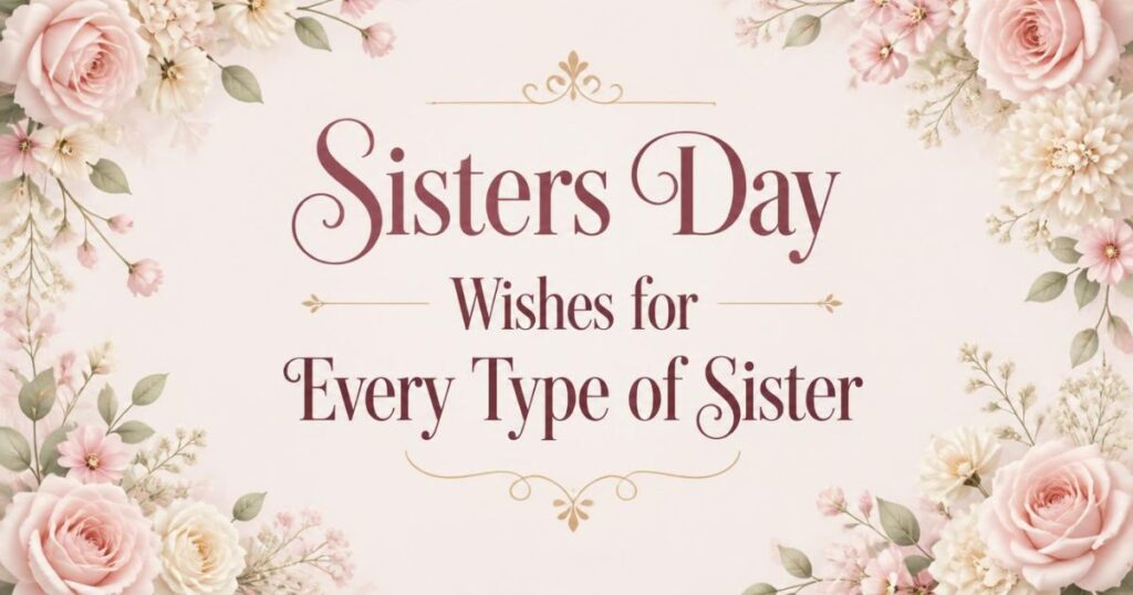 Sisters Day Wishes for Every Type of Sister