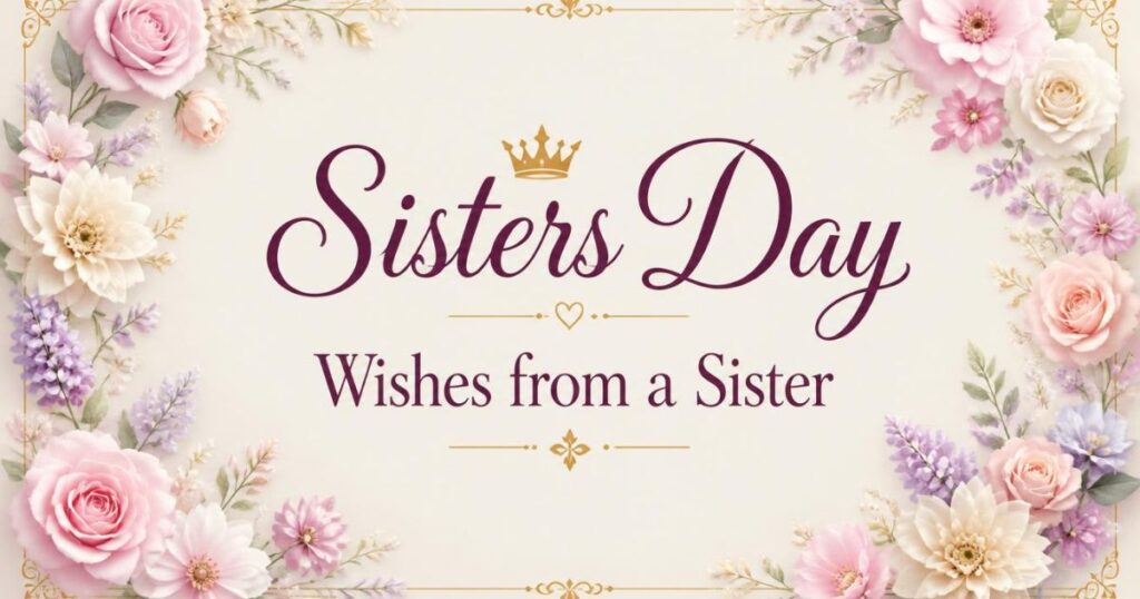 Sisters Day Wishes from a Sister