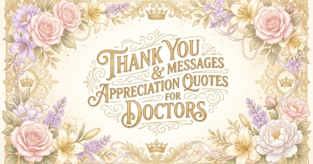 Thank You Messages & Appreciation Quotes for Doctors