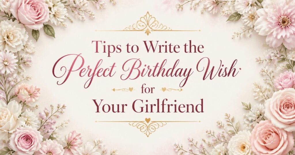 Tips to Write the Perfect Birthday Wish for Your Girlfriend