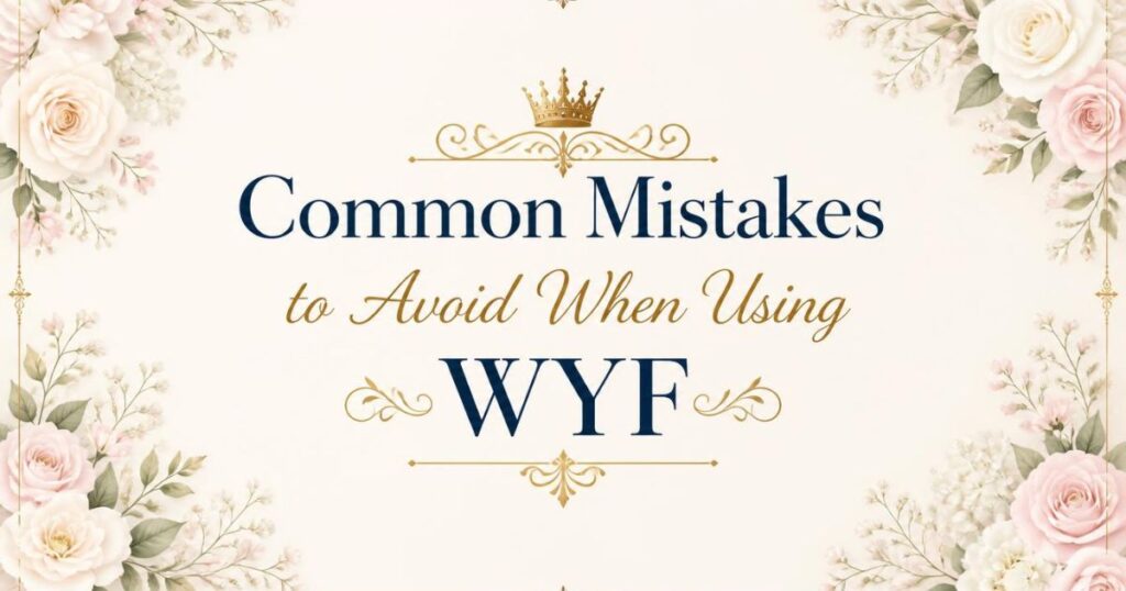Common Mistakes to Avoid When Using WYF