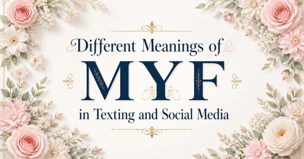 Different Meanings of MYF in Texting and Social Media