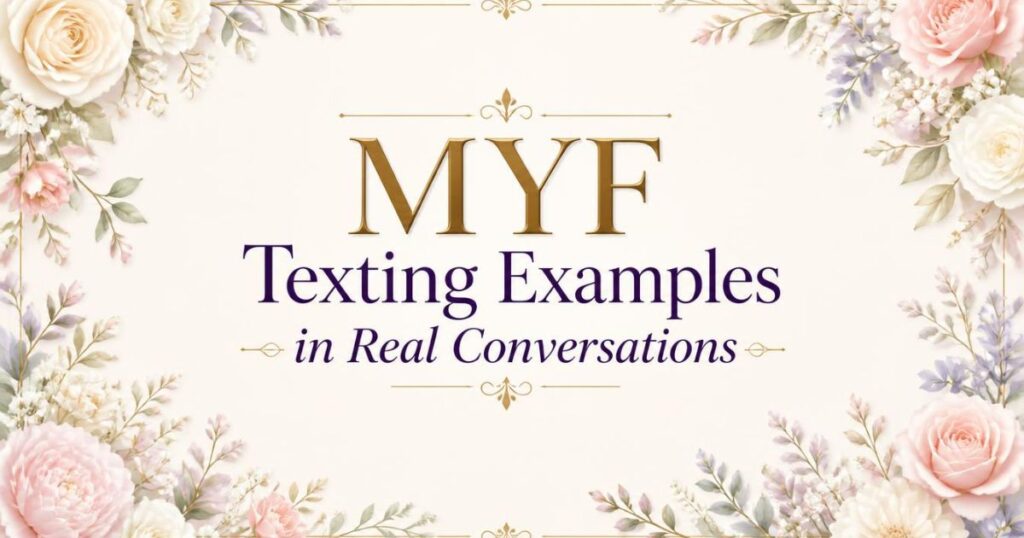 MYF Texting Examples in Real Conversations