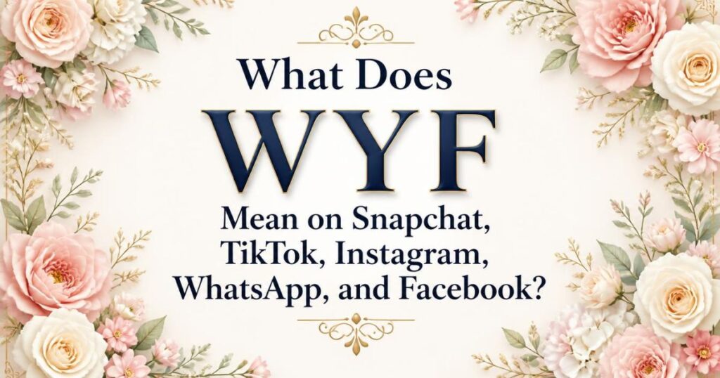 What Does WYF Mean on Snapchat, TikTok, Instagram, WhatsApp, and Facebook?