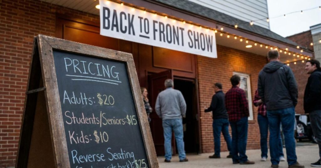 BackToFrontShow Pricing Tiers Comparison Table