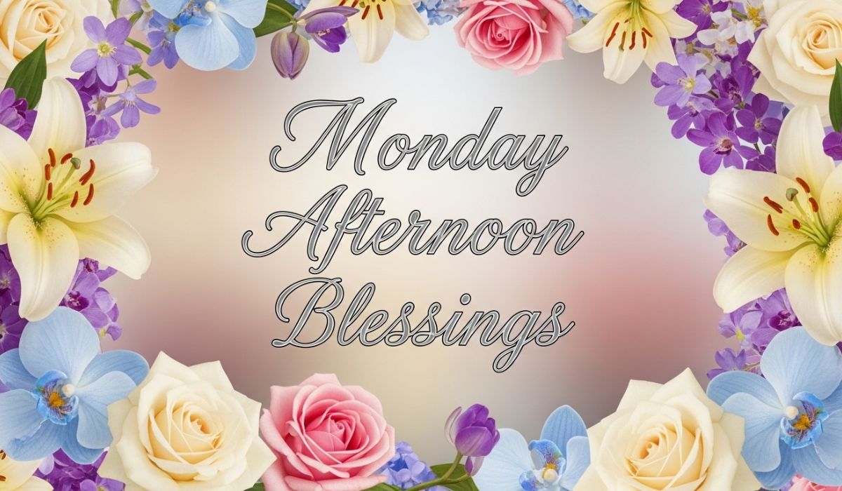 monday afternoon blessings
