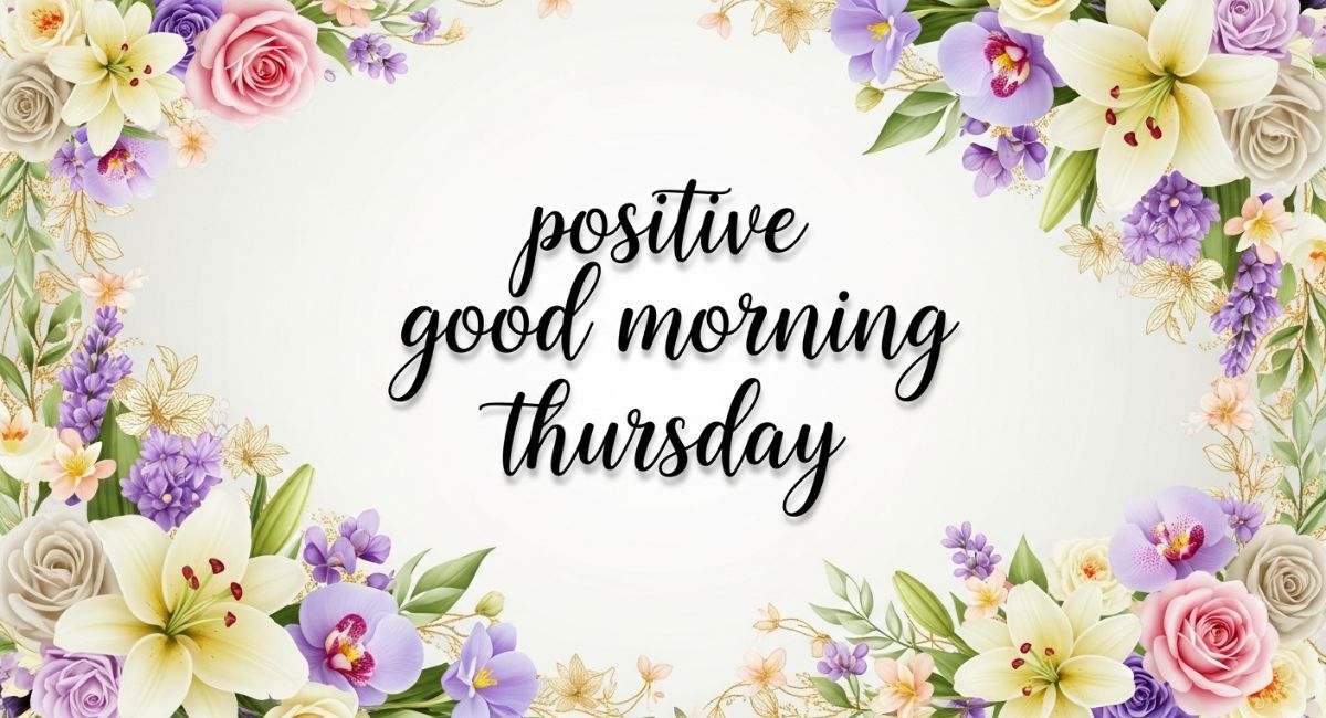 positive good morning thursday
