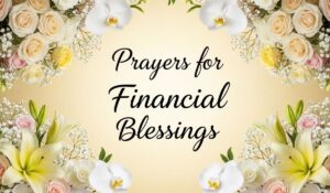 prayers for financial blessings