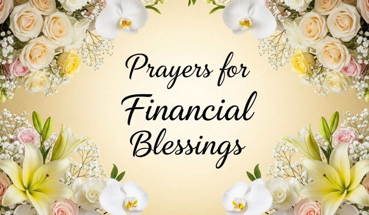 prayers for financial blessings