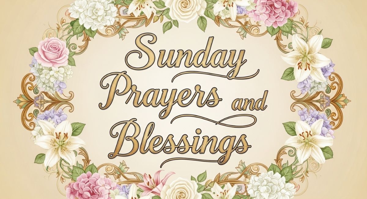 “sunday prayers and blessings”