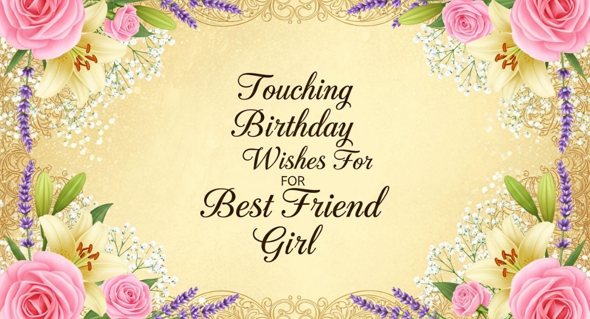 Touching Birthday Wishes For Best Friend Girl
