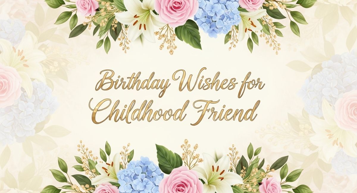 birthday wishes for childhood friend