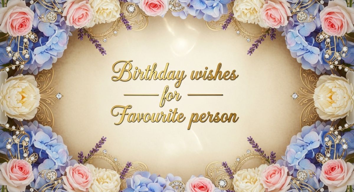 birthday wishes for favourite person