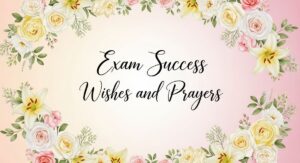 exam success wishes and prayers