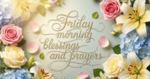 friday morning blessings and prayers