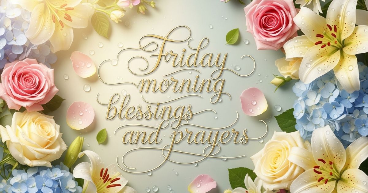 friday morning blessings and prayers