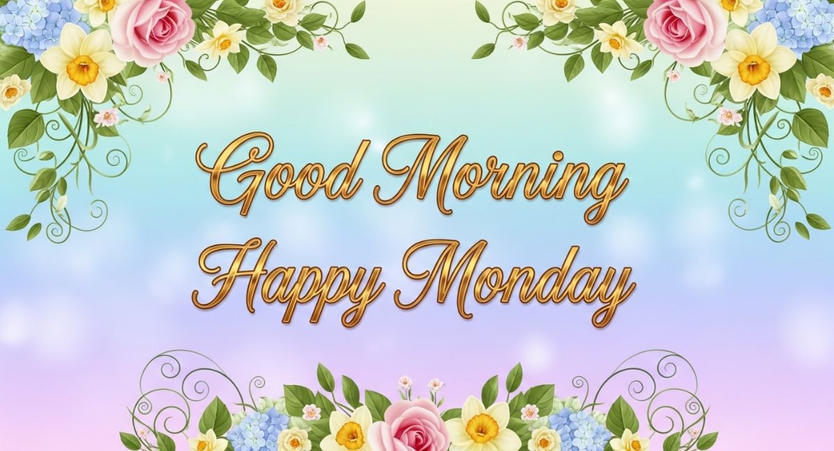 Good Morning Happy Monday