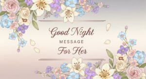 good night message for her