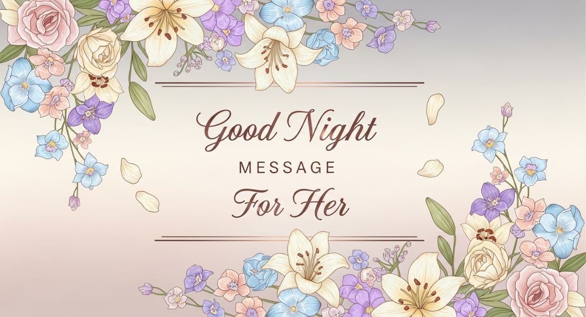 good night message for her
