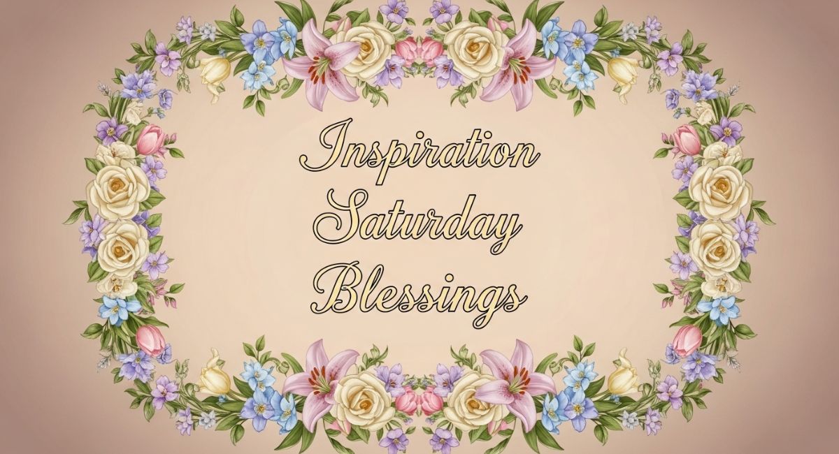 inspiration saturday blessings