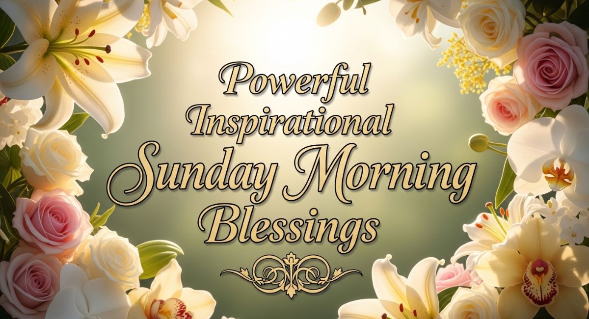 powerful inspirational sunday morning blessings