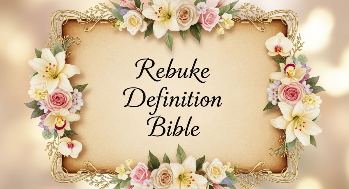 Rebuke Definition Bible