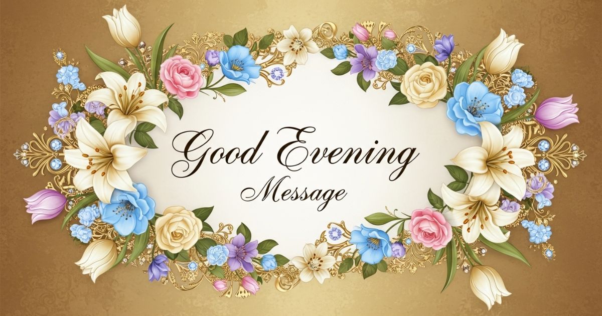 good evening message