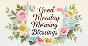 good monday morning blessings
