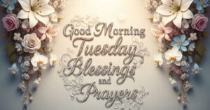 good morning tuesday blessings and prayers