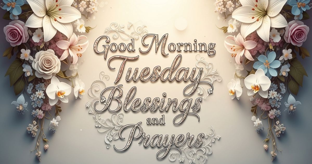 good morning tuesday blessings and prayers
