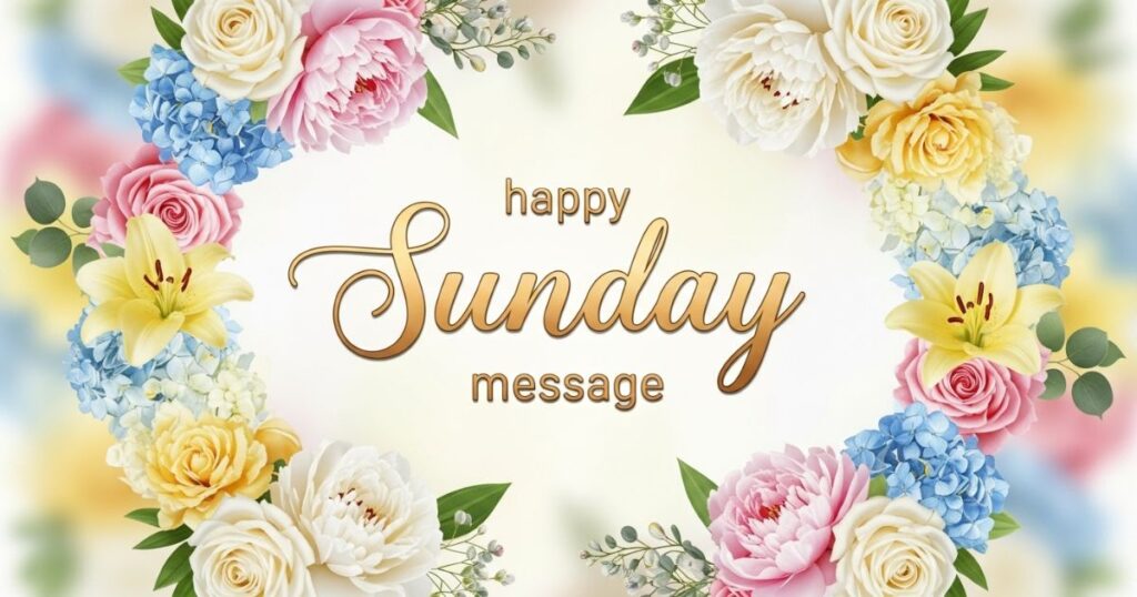 Sunday Note Pics Happy Sunday Message – 200+ Blessings, Prayers, Wishes & Inspirational ...