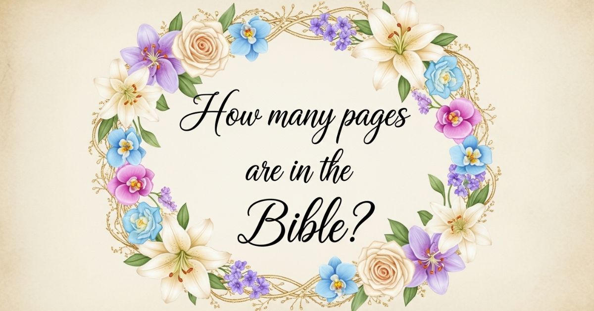 how many pages are in the bible