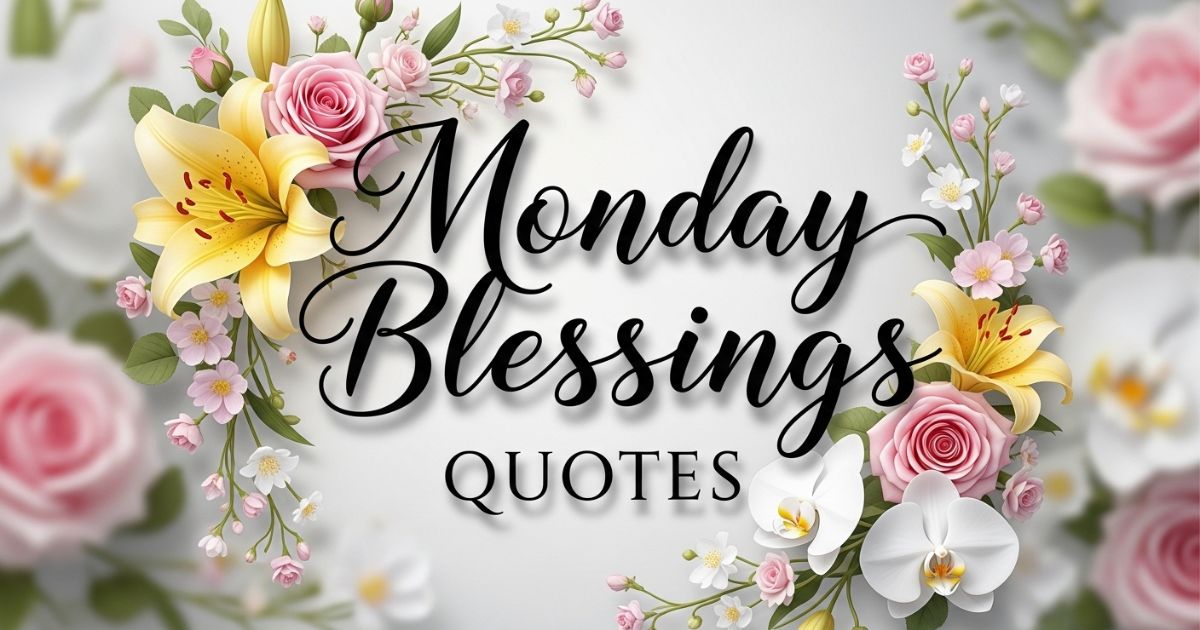 monday blessings quotes