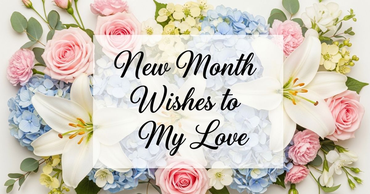new month wishes to my love