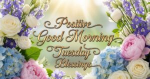 positive good morning tuesday blessings