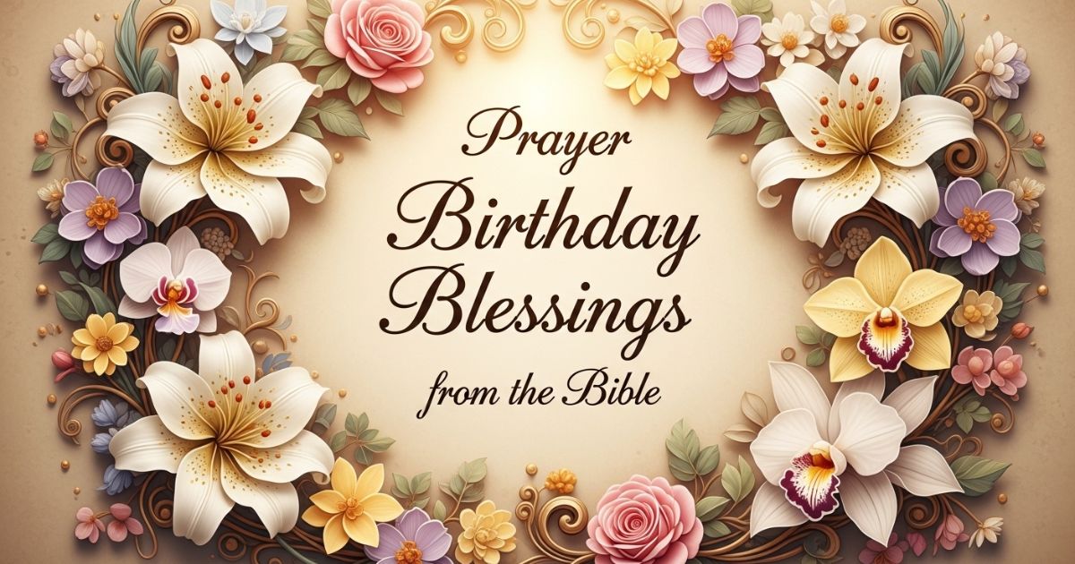 prayer birthday blessings from the bible