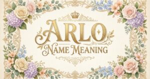 arlo name meaning