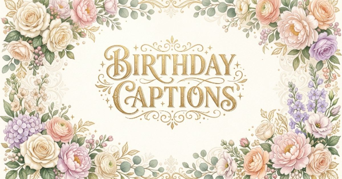 birthday captions