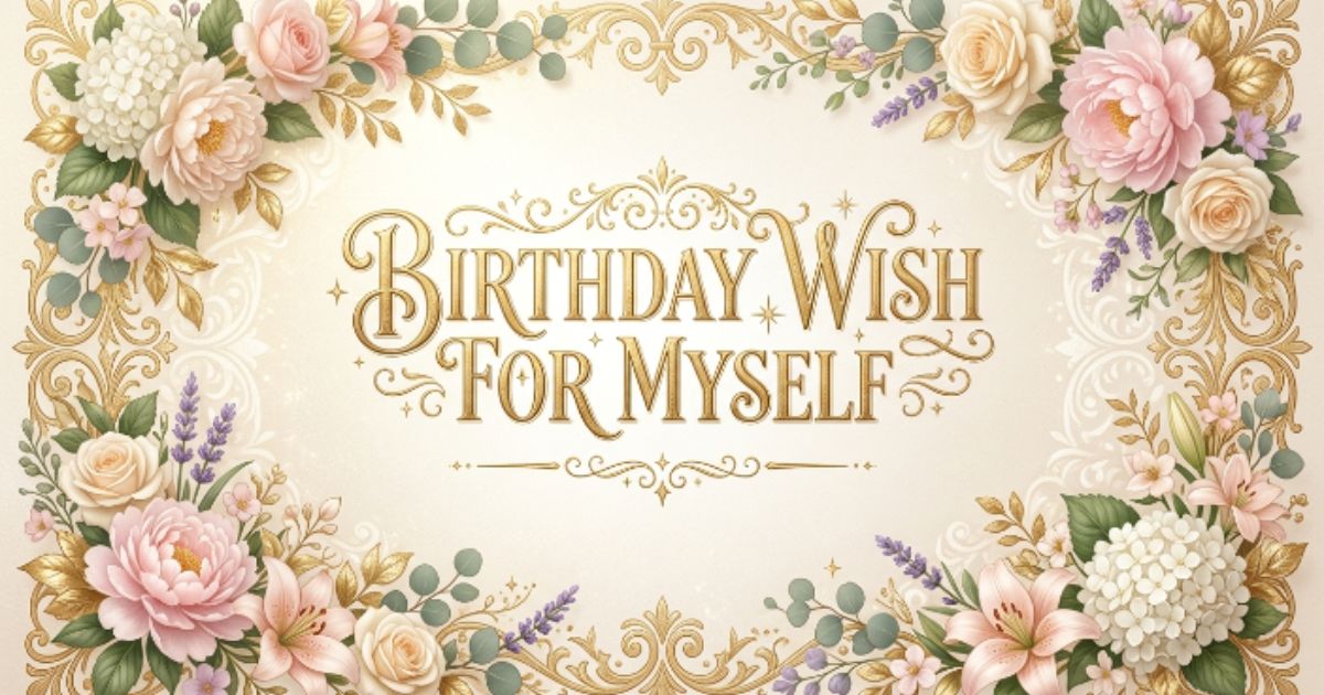 birthday wish for myself