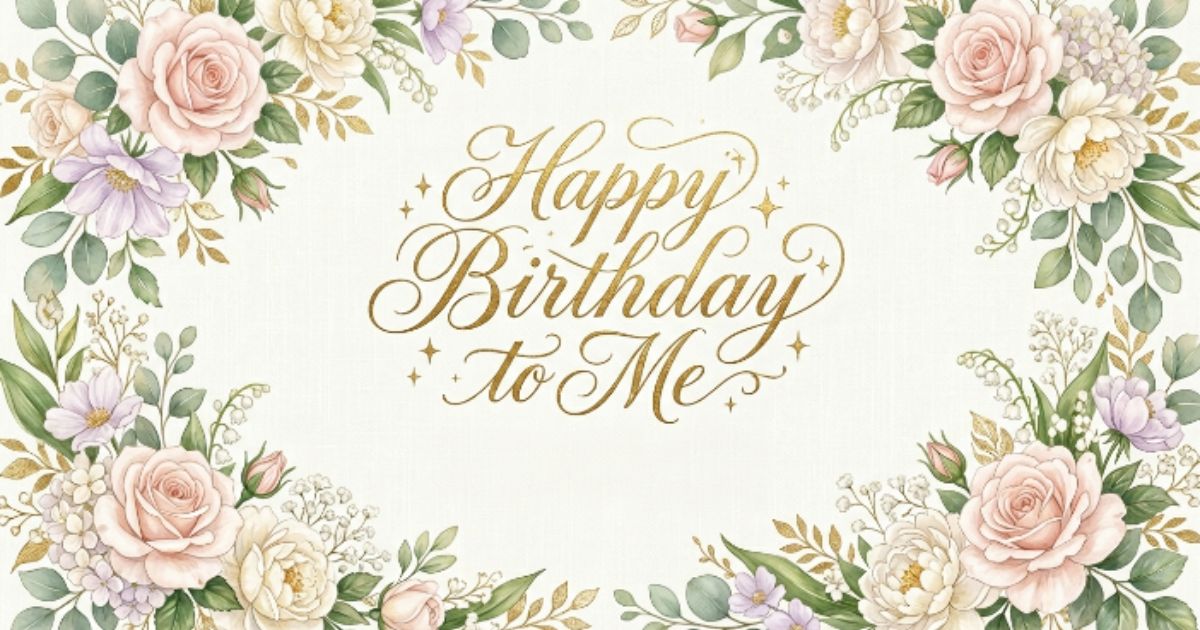 happy birthday to me