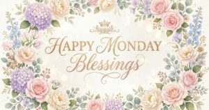 happy monday blessings