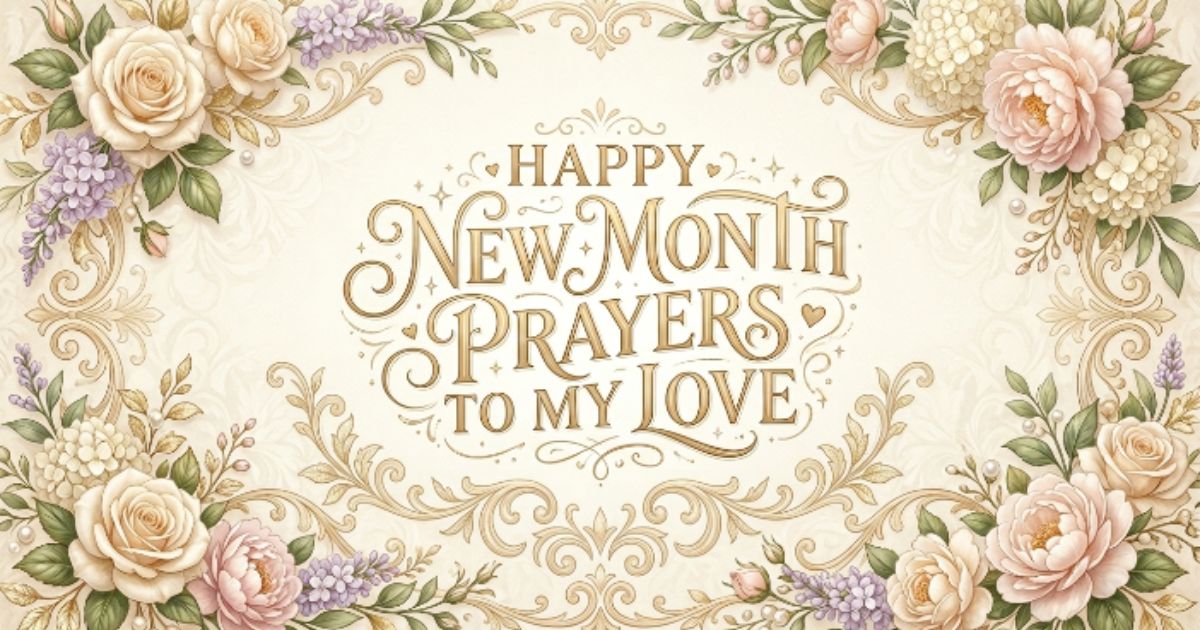 happy new month prayers to my love